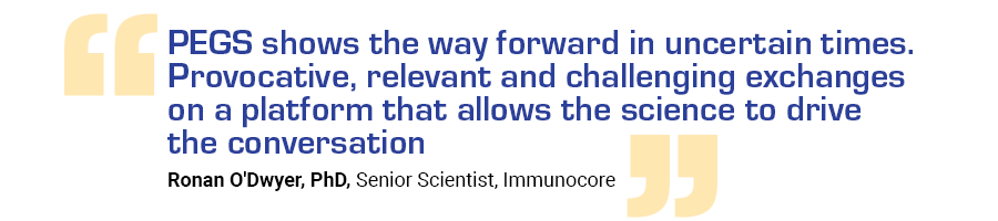 PEGS Boston Virtual Testimonial Quote